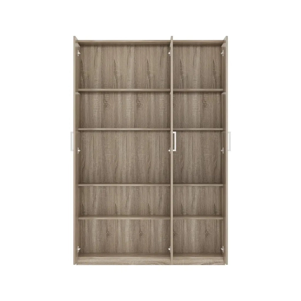 Armadio 3 porte TOM – Rovere Sonoma – Ampio spazio di stoccaggio