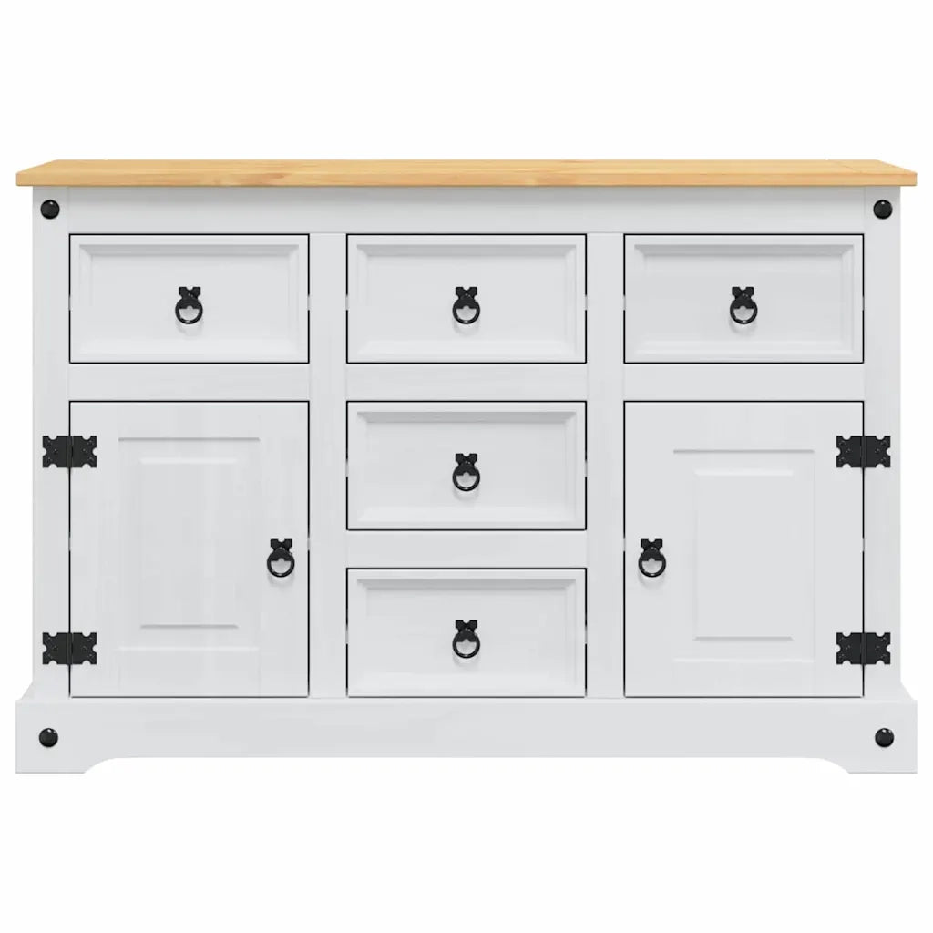 Cassapanche di stoccaggio Corona Bianco 112 x 40 x 75 cm CFW4753204