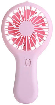Miniventilatore portatile, piccolo ventilatore USB caricabile, ventilatore portatile - rosa