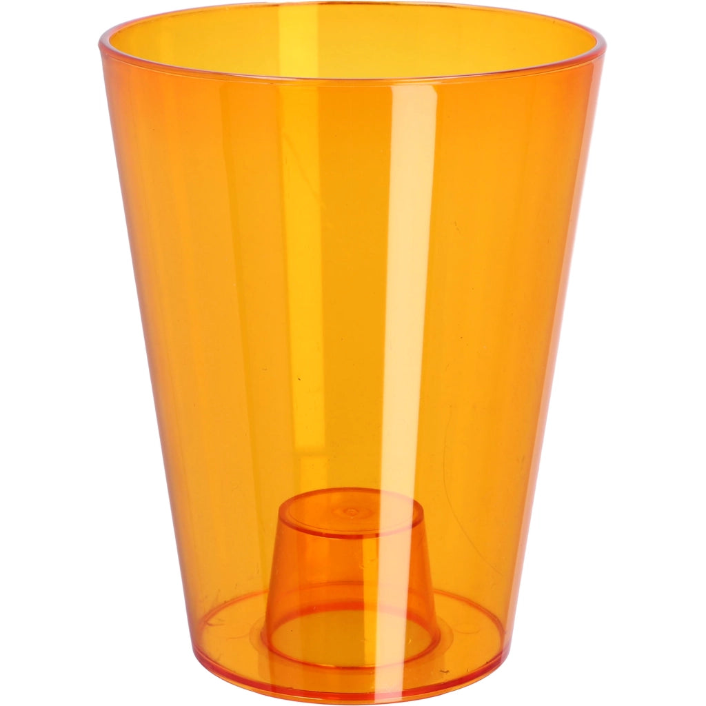 Vaso per orchidee KADAX in plastica arancione, 12 cm