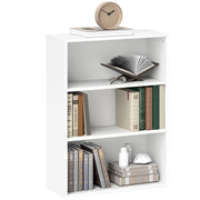 Libreria a Parete con Ripiani Regolabili ¨C zephmum ¨C 60x24x80 cm Bianco