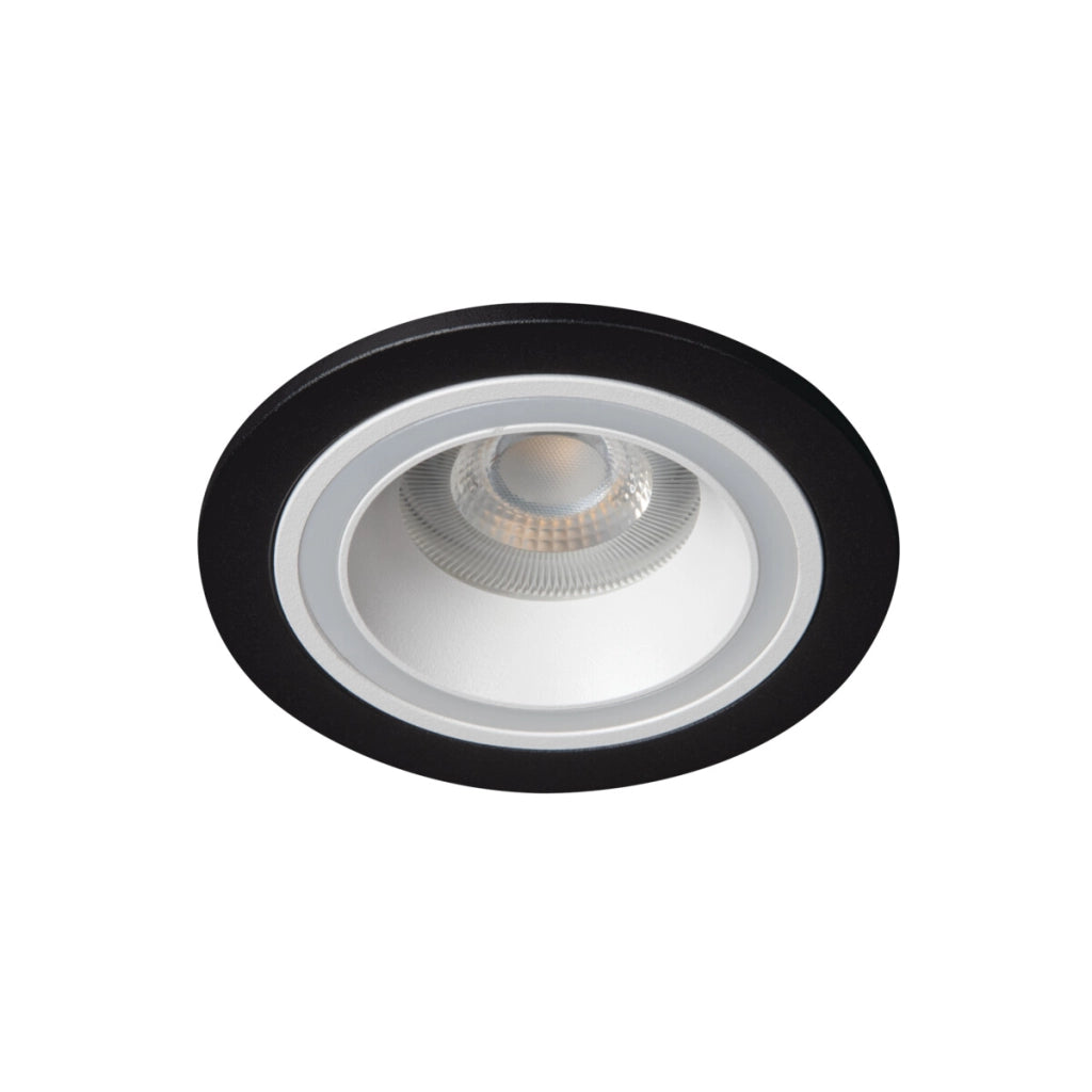 Faretto da incasso soffitto Kanlux Feline nero/bianco GU10