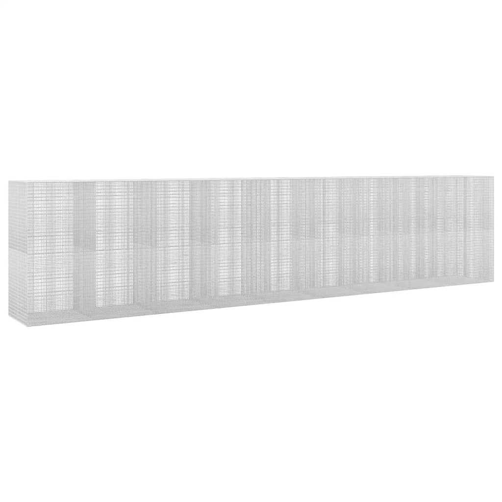 Gabione con filo da 3,5 mm e rete da 5x2,5 cm 900x100x200 cm 3462012