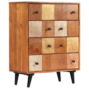 Buffet credenza mobiletto consolle mobile contenitore con cassetti 75 cm legno massello di acacia 4402208