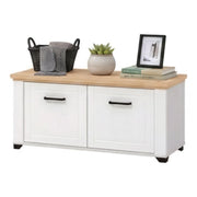 Menfi, Mobile da Ingresso un Ripiano, 103.5x41x47.5h cm Bianco Opaco