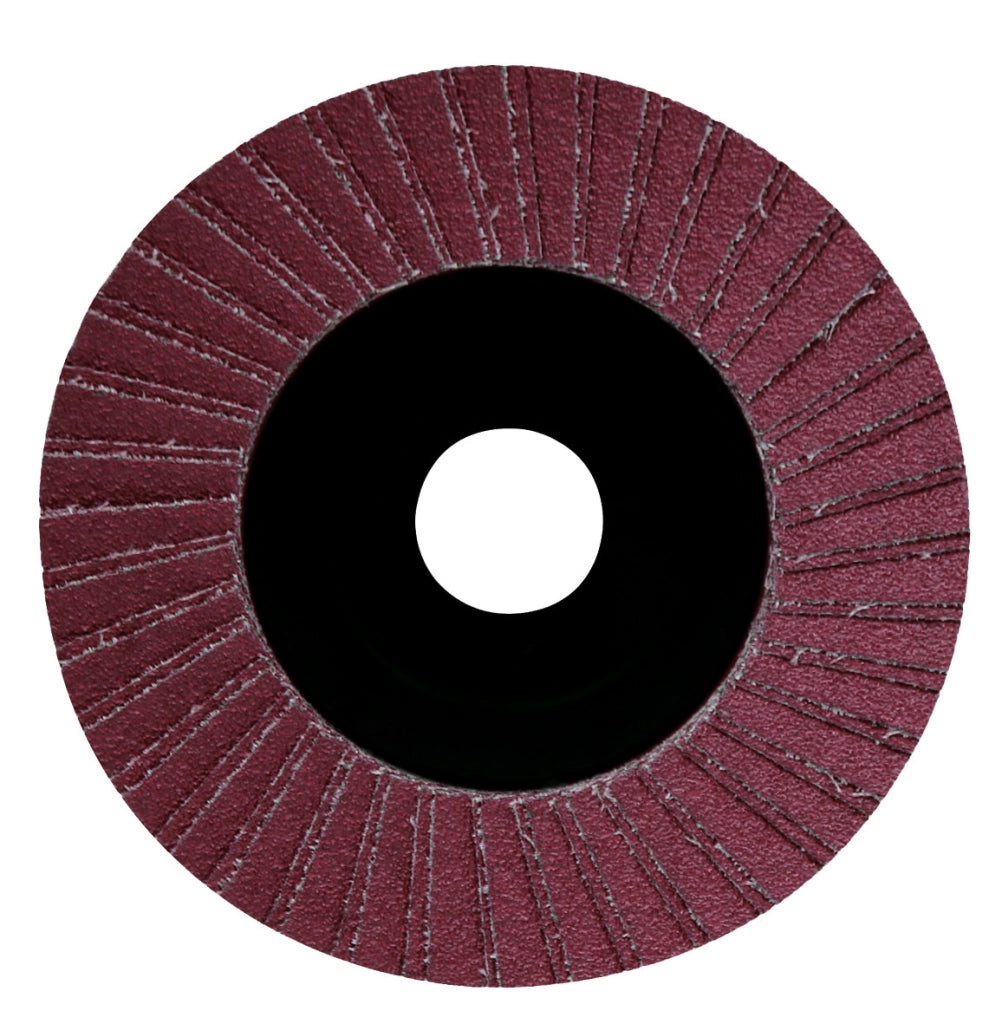 DISCO LAMELLARE AL CORINDONE Ø 115x22 mm - grana 120 - 10 pezzi- MOLITAL