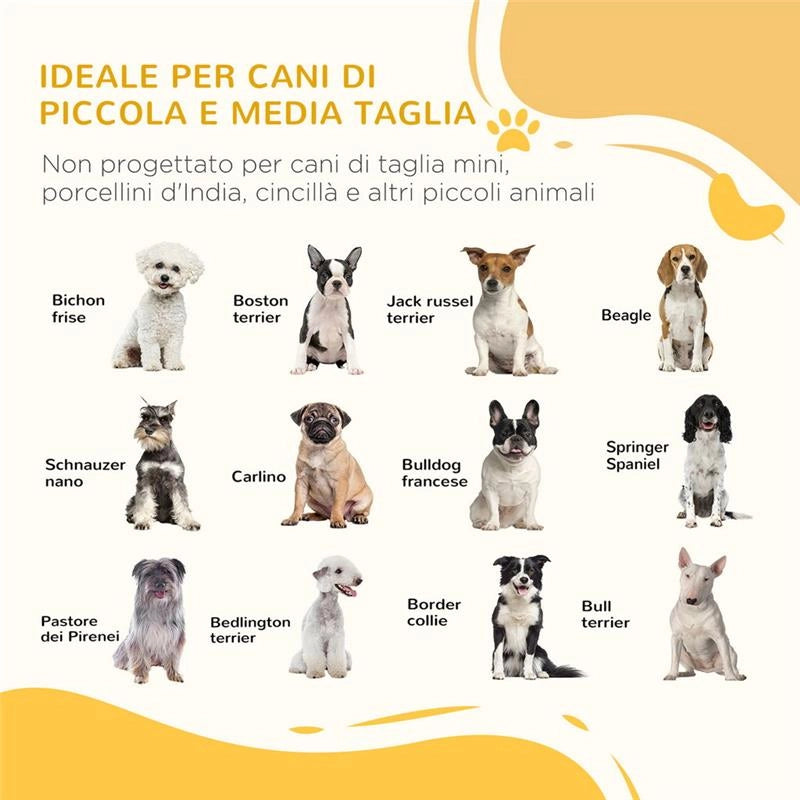 CANCELLINO PER CANI PIEGHEVOLE A 3 PANNELLI CON PIEDINI ANTISCIVOLO PER CORRIDOI, SCALE E STANZE, IN LEGNO DI PINO, 181X35X76 CM, MARRONE SCURO