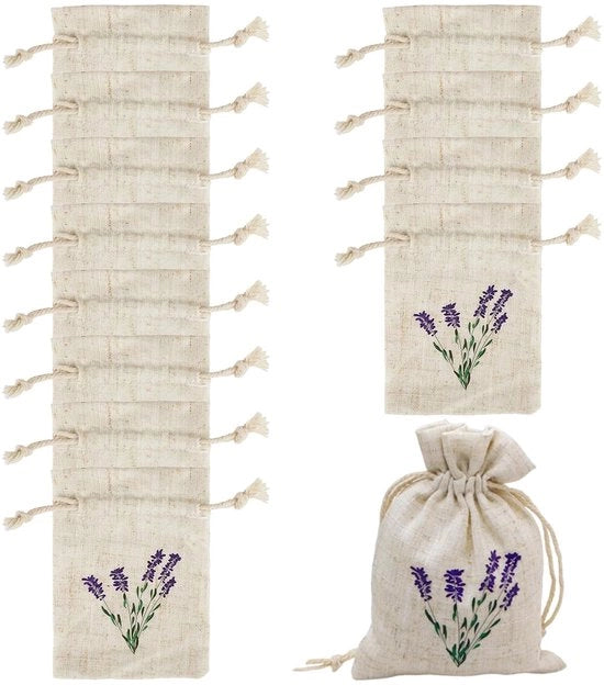 Zaketti di Lavanda di Alta Qualità - Contenitori di Lavanda per Proteggere la Rovina della Muffa - Contenitori di Lavanda per la Conservazione della Stoffa - Sacchetti di Profumo - Materiale Duraturo - Protezione Naturale - Sacchetto di Profumo Naturale