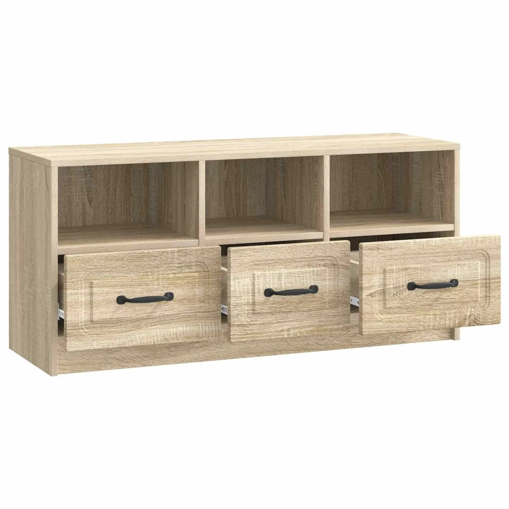 Mobile TV Rovere Sonoma 102 x 34,5 x 47 cm Legno ingegnerizzato 895827