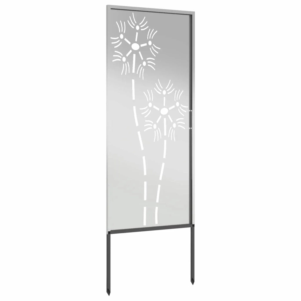 Schermo per privacy in giardino Traforo Argento 50 x 140 cm 876285