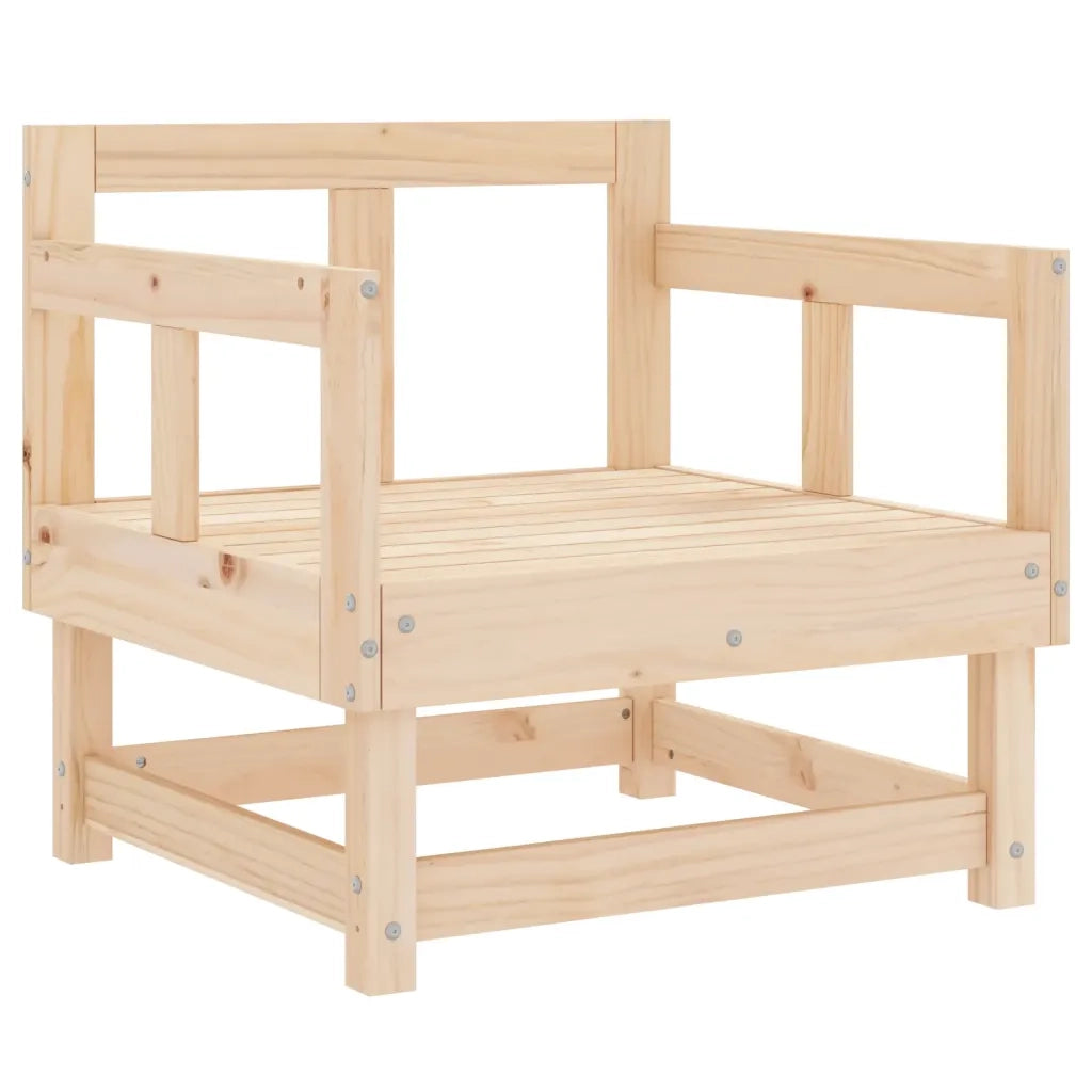 Set Salotto da Giardino 7 pz in Legno Massello di Pino 3186214