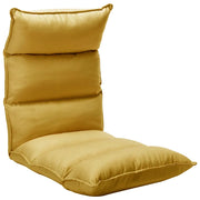 Sedia a Sdraio da Terra Pieghevole Giallo Senape in Tessuto cod mxl 69120
