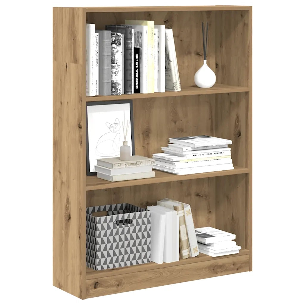 Libreria Rovere Artigianale 80x24x109 cm in Legno Multistrato 857843