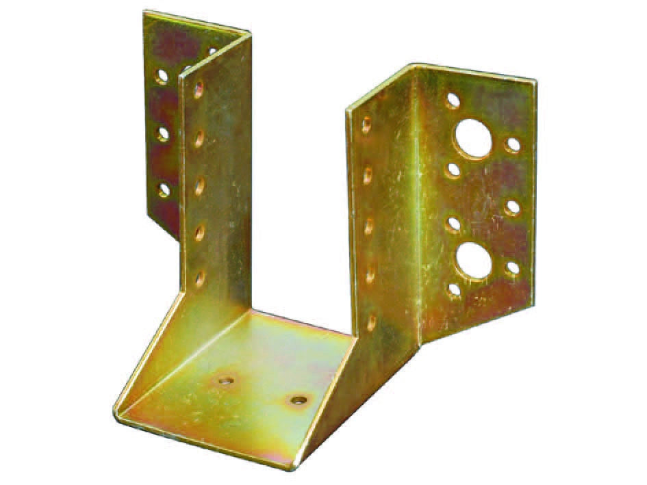 SUPPORTO APERTO PER TRAVE ART.797- - mm.90x85h. - spessore mm.2 - 4 pezzi