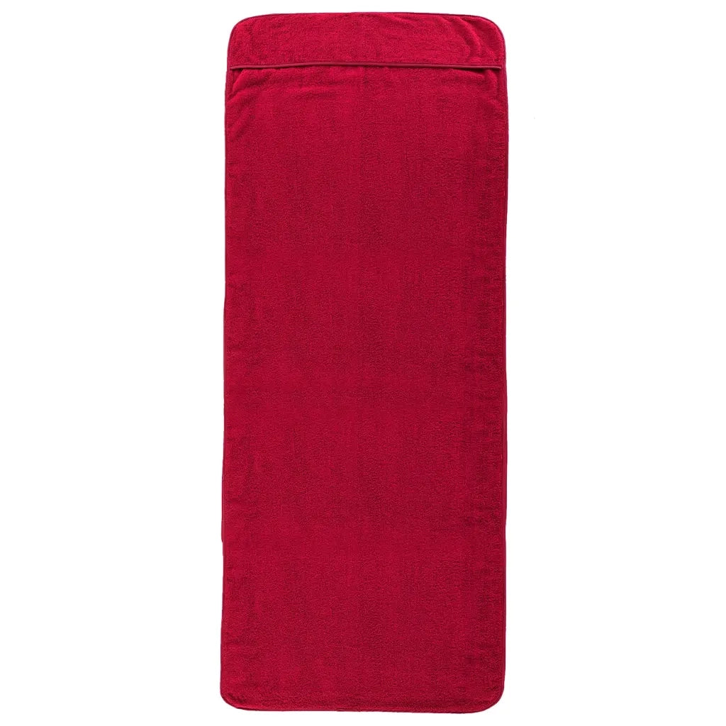 Asciugamani da Spiaggia 2 pz Borgogna 75x200 cm Tessuto 400 GSM 362676