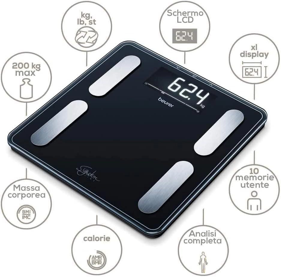Beurer Bilancia diagnostica BF 400 Signature Line Black