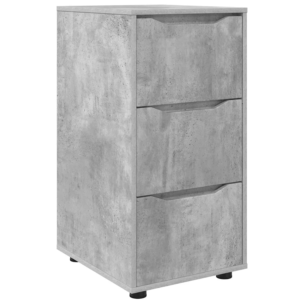 Armadio Grigio cemento 40 x 48 x 81 cm Legno multistrato