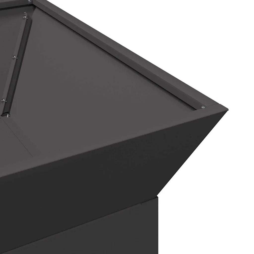 Focolare Nero 50 x 50 x 40 cm Acciaio CFW4956416