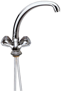 Rubinetto lavello con canna girevole fusa - serie 1000-2000