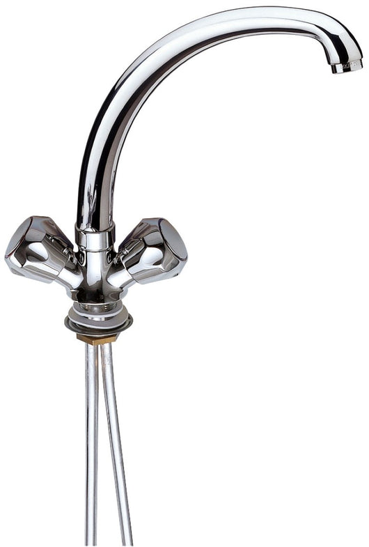 Rubinetto lavello con canna girevole fusa - serie 1000-2000