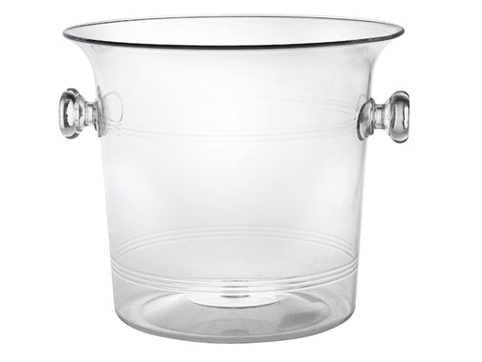 Secchiello atos in polistirene trasparente per 2 bottiglie cm 26x25x21,5 h 