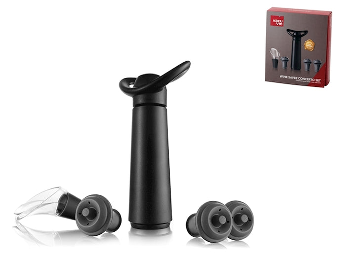 Set wine saver concerto 5 pezzi