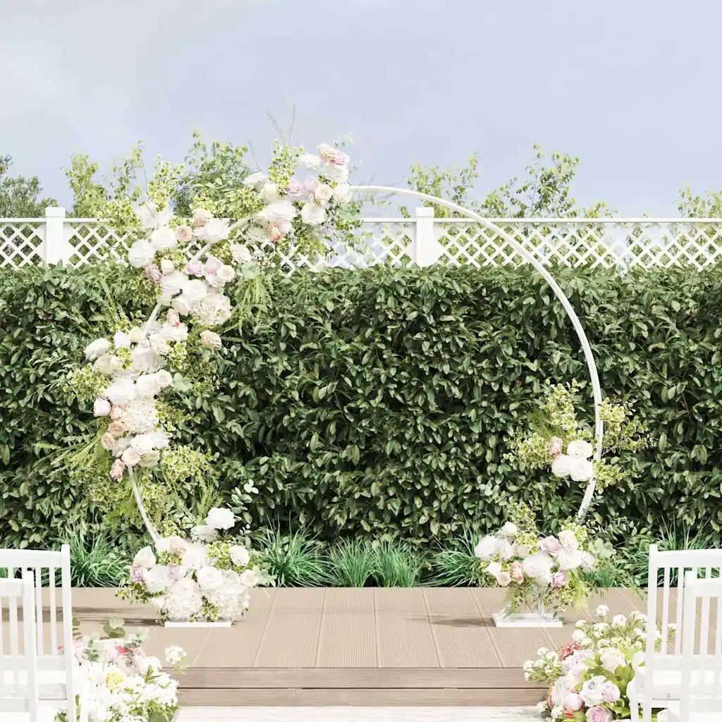 Arco Nuziale Bianco 220 x 45 x 200 cm Acciaio 42023031