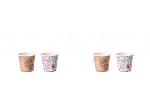 Set 50 tazzine da caffè monouso 