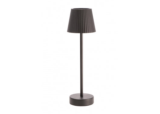 Lampada da tavolo touch ricaricabile "Maisy" colore grigio