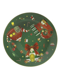 Piatto Portata Elfomagia Porcellana Verde