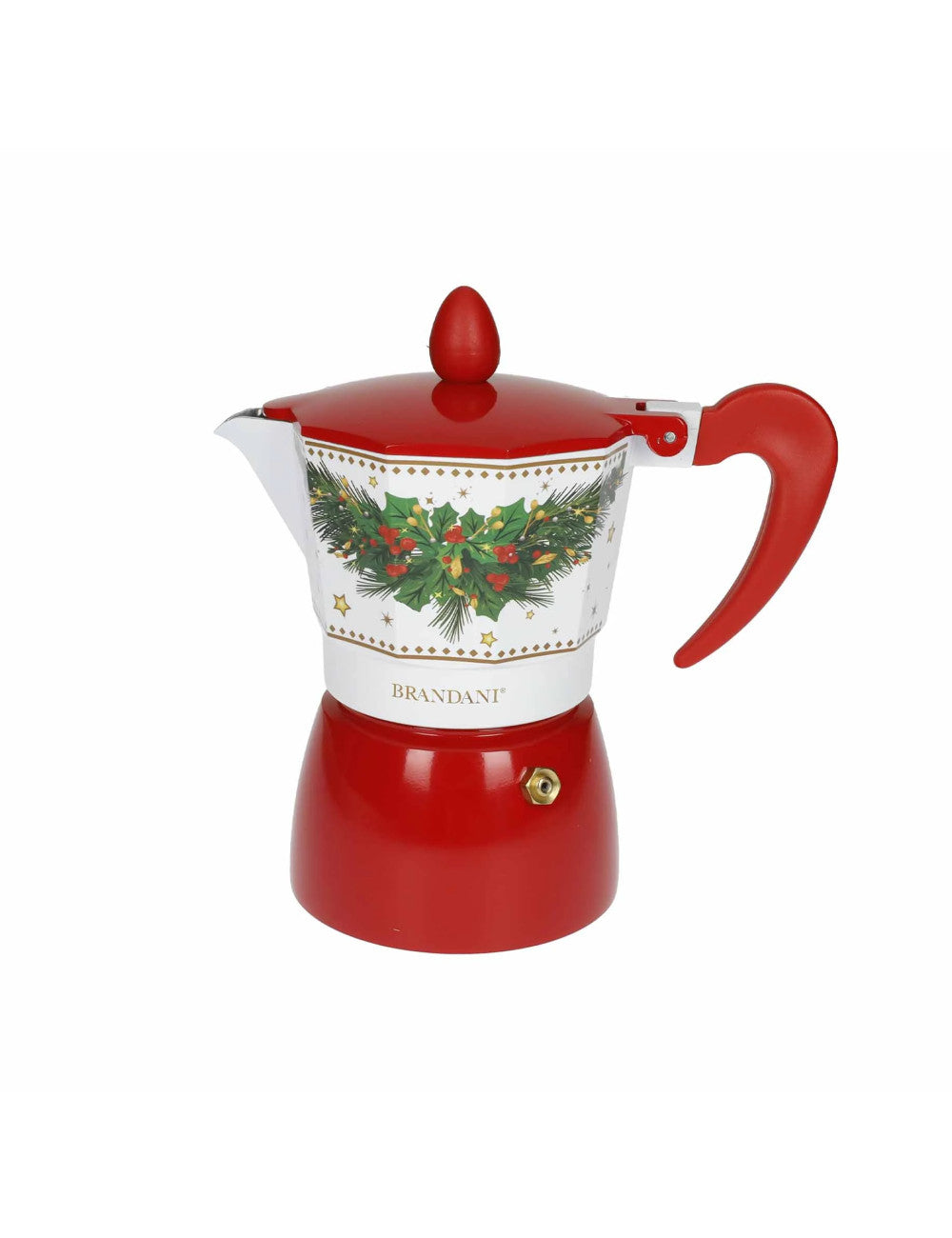 La Caffettiera Christmas 3 Tazze Alluminio