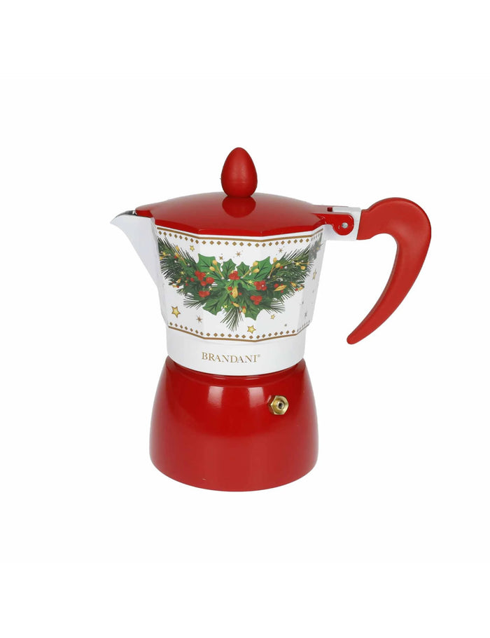 La Caffettiera Christmas 3 Tazze Alluminio