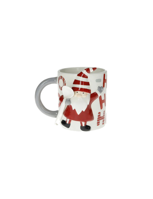 Mug Ho-Ho-Ho Santa Claus C/Cucchiaino Dolomite