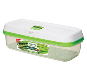 Contenitore rettangolare fresh works in polipropilene lt 1,9