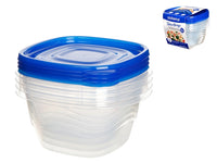 Confezione 4 contenitori take alongs in polipropilene lt 1,2