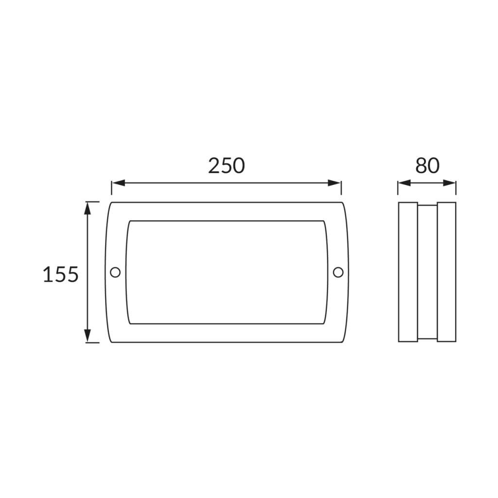 Applique esterna SOLINA Struhm LED 8W 4100K IP54 grigio