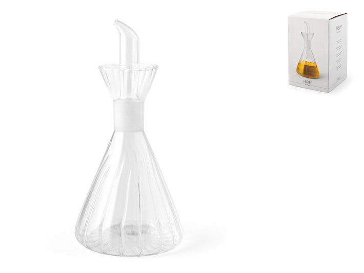 Oliera torsè in vetro borosilicato trasparente cc 500.