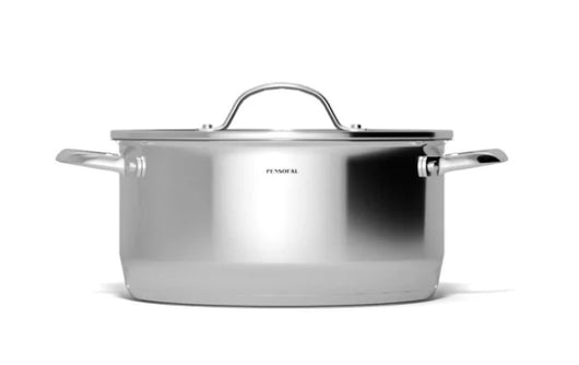 New Era - Casseruola a due maniglie con coperchio in vetro 24