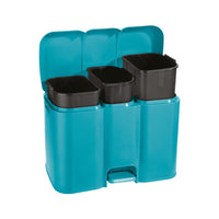 Pattumiera a tre scomparti (13,8 e 13 litri) Delfino