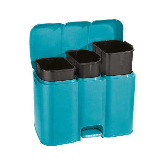 Pattumiera a tre scomparti (13,8 e 13 litri) Delfino