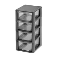 Cassettiera Linea Micro 4 cassetti Grafite