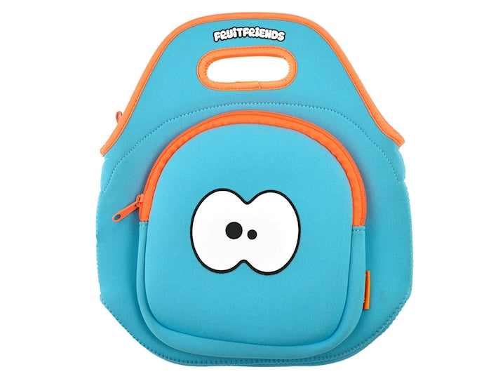Porta pranzo in neoprene backpack azzurro