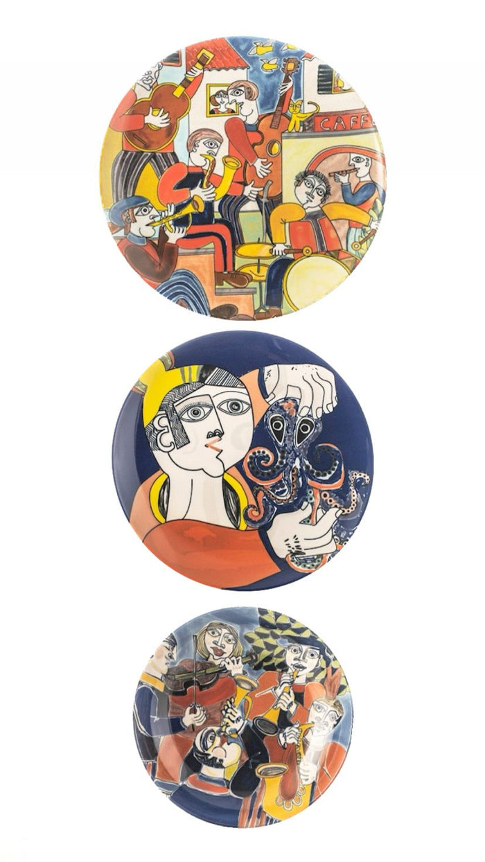 Servizio 18 piatti Pablo fantasia mista