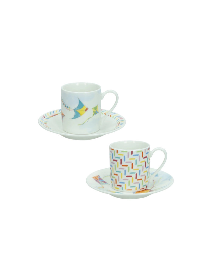 Tazzine caffe' Aria, set 2 pezzi