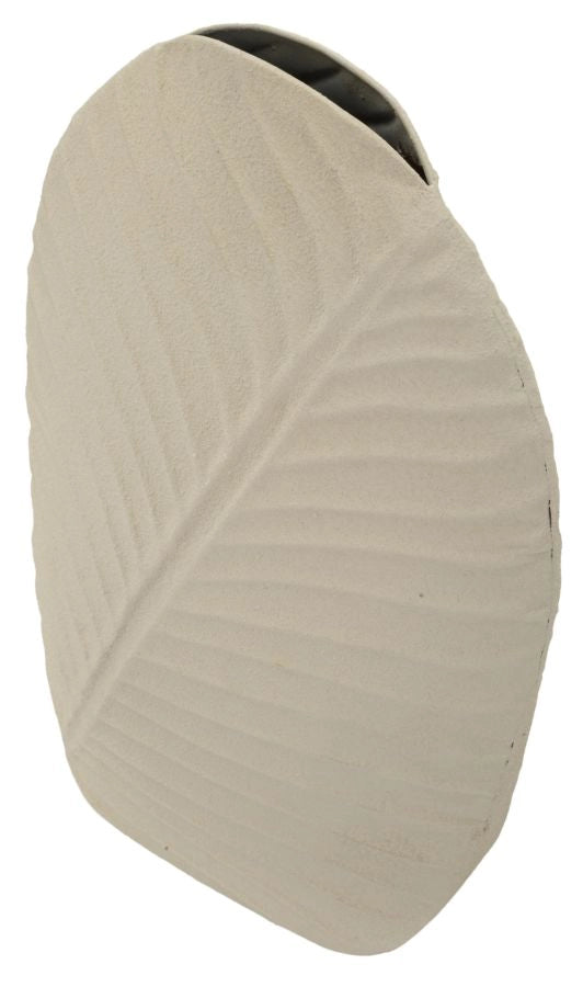 Vaso Dune Tall 26x11x41 cm in Ferro Crema