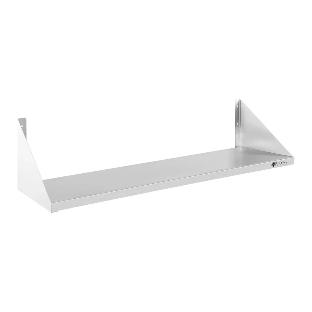 Mensola da parete professionale in acciaio inox - 30 x 90 cm 14_0001563