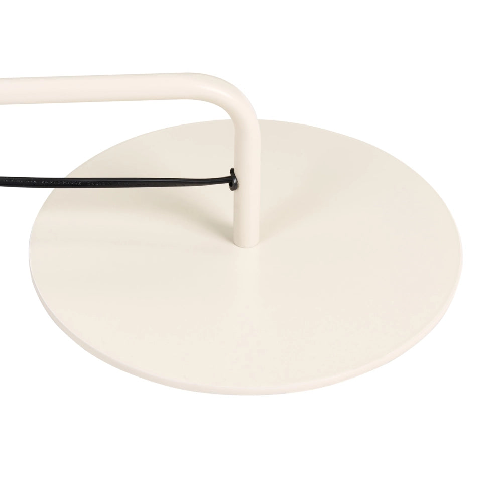 Lampada da terra in metallo con paralume a cono regolabile bianco sporco Camera da letto Soggiorno Casa Ufficio Illuminazione Design Industriale