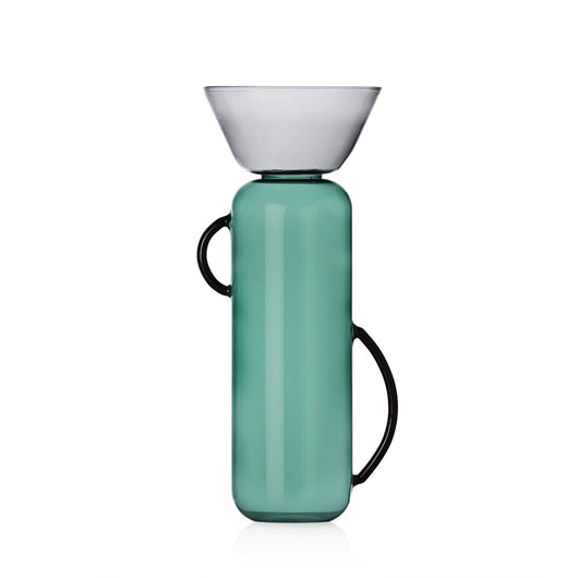 Vaso Ichendorf geleè e petrolio/vetro fumo - grande