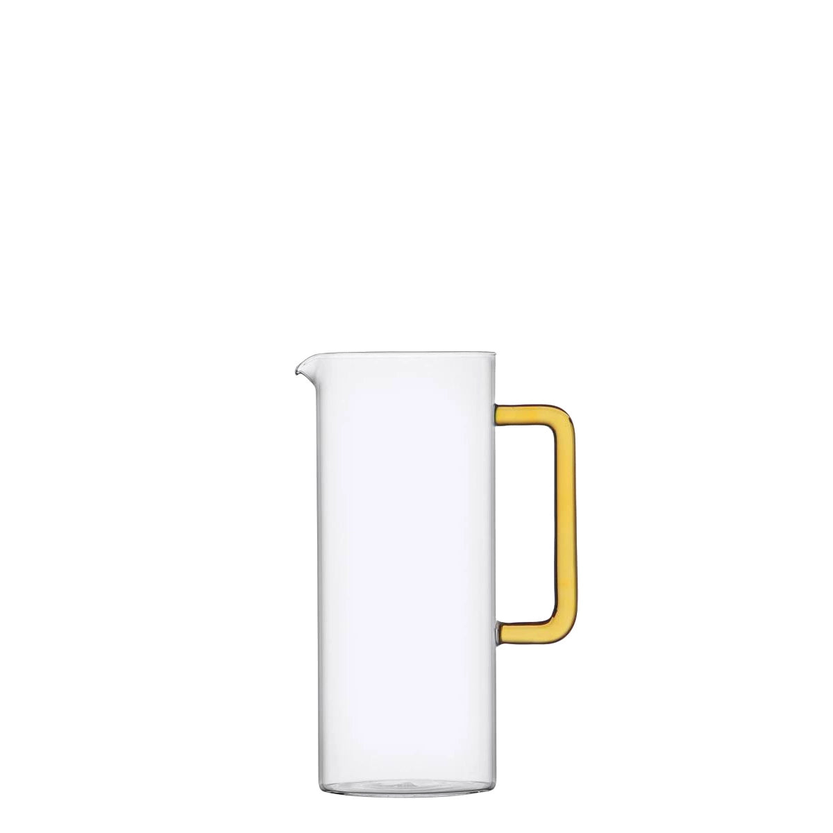 Brocca tube con manico giallo