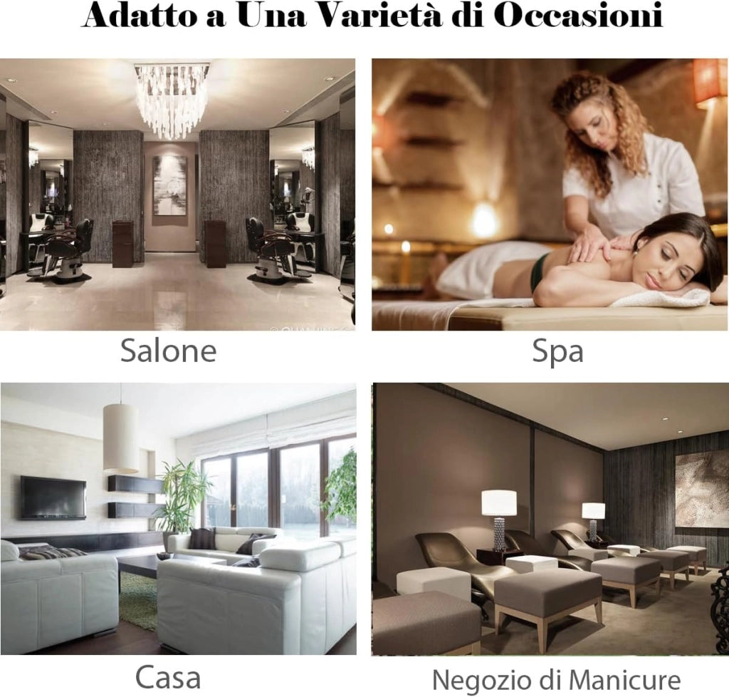 Poggiapiedi Pedicure Manicure, Sgabello Pedicure Estetista Regolabile in Altezza, Poggia Piedi per Pedicure con Cuscino Spesso (Nero)